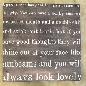 Sugarboo wall art wooden 12x12 sign